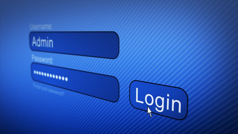 Consumer Data Security - Secure Login with password protection